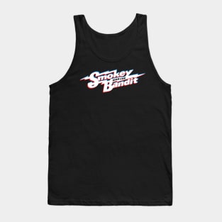 Smokey And The Bandit Glitch Design Tank Top